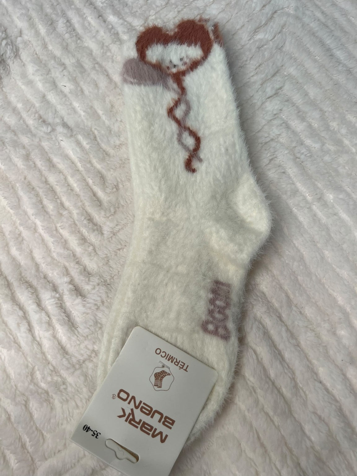 Chaussette chaude poilue modèle 10