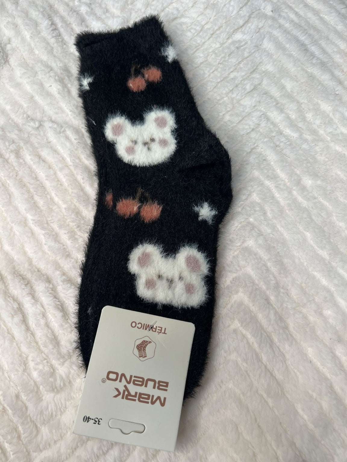 Chaussette chaude poilue modèle 16