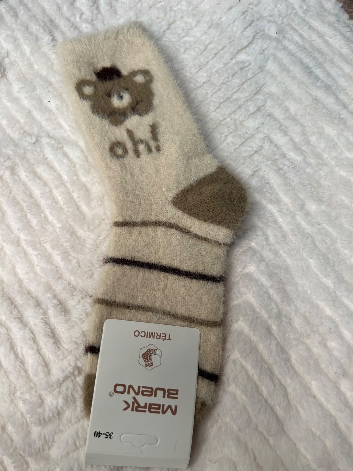 Chaussette chaude poilue modèle 18
