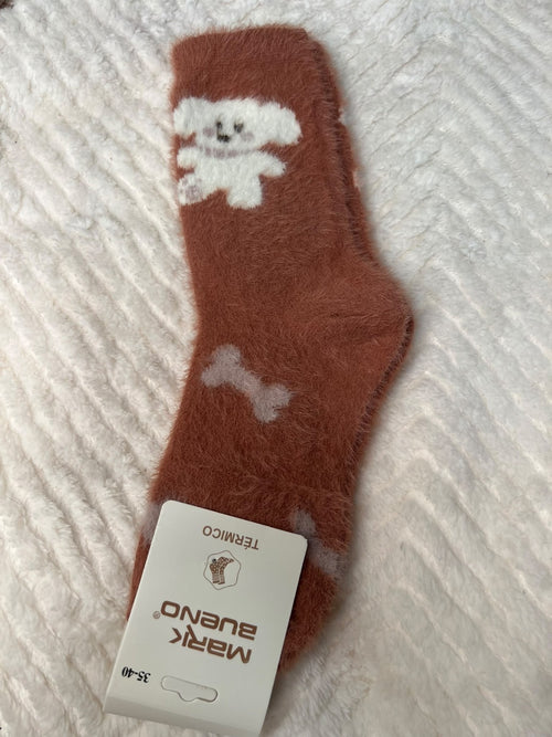 Chaussette chaude poilue modèle 1