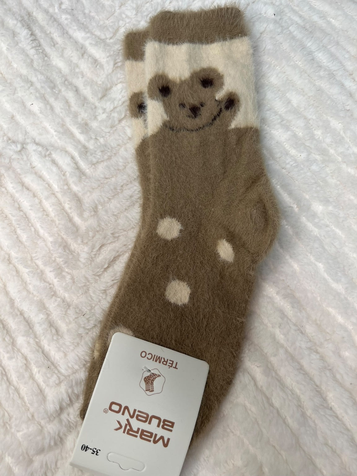 Chaussette chaude poilue modèle 21