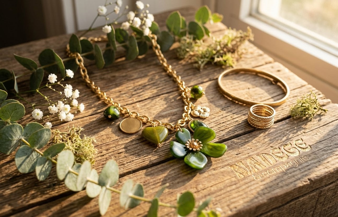Collier Olivia en acier inoxydable | Nadège & Compagnie