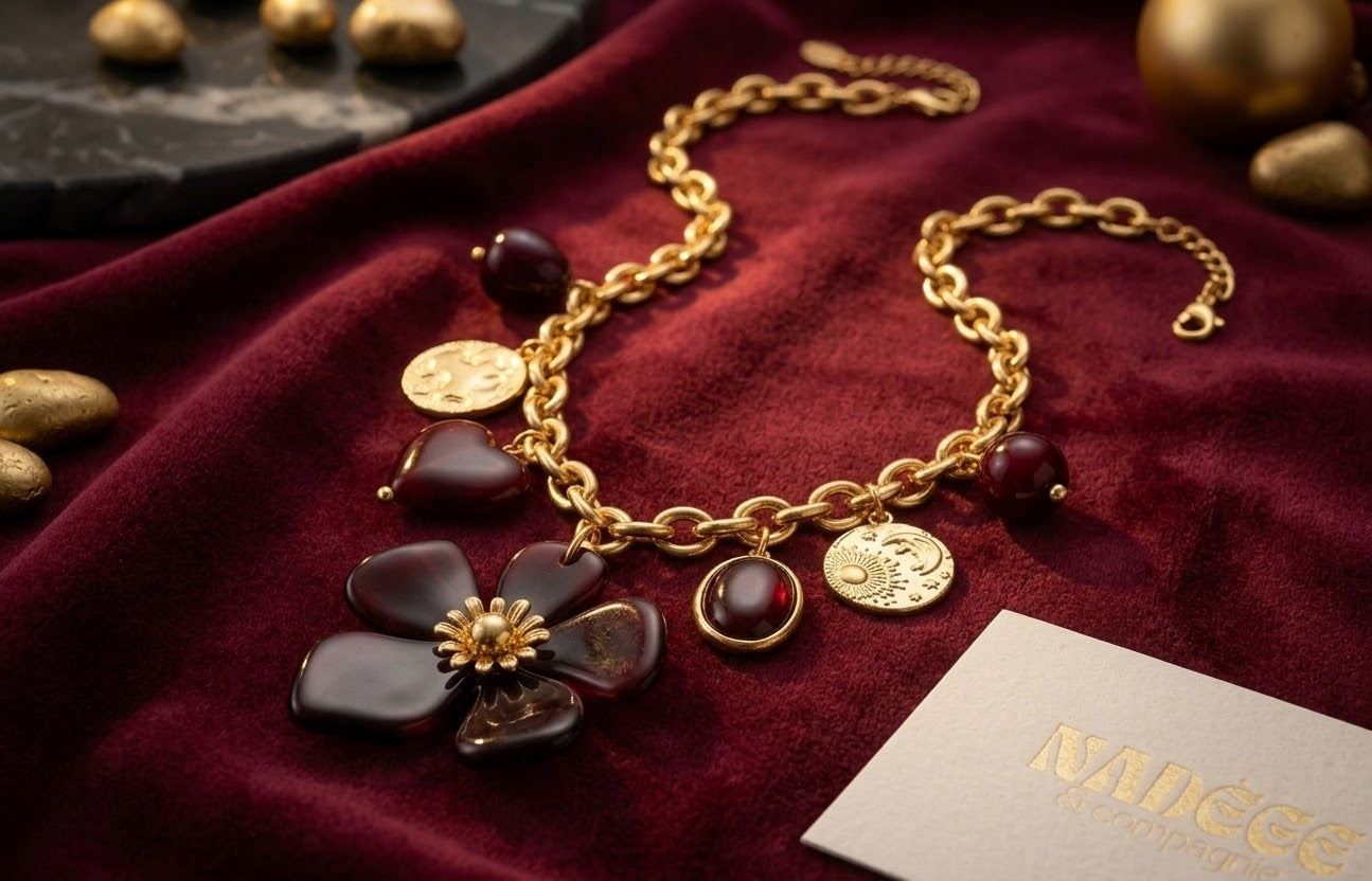 Collier Olivia en acier inoxydable | Nadège & Compagnie