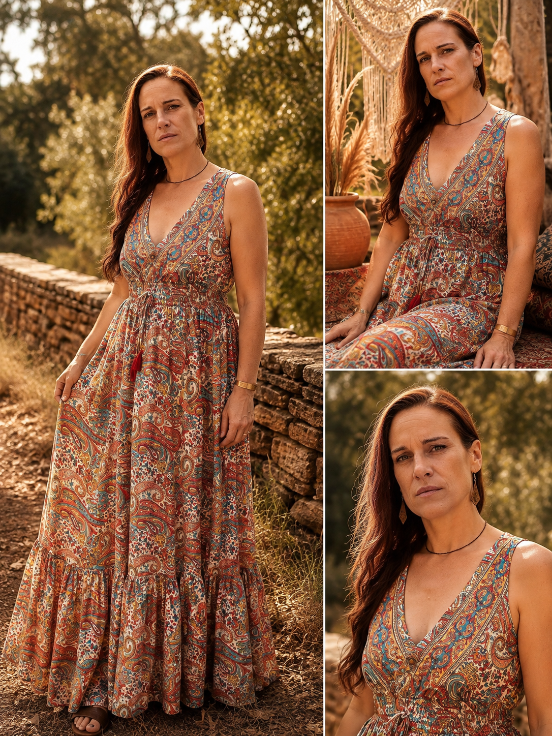 Robe longue bohème Soleya