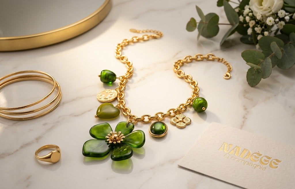 Collier Olivia en acier inoxydable | Nadège & Compagnie